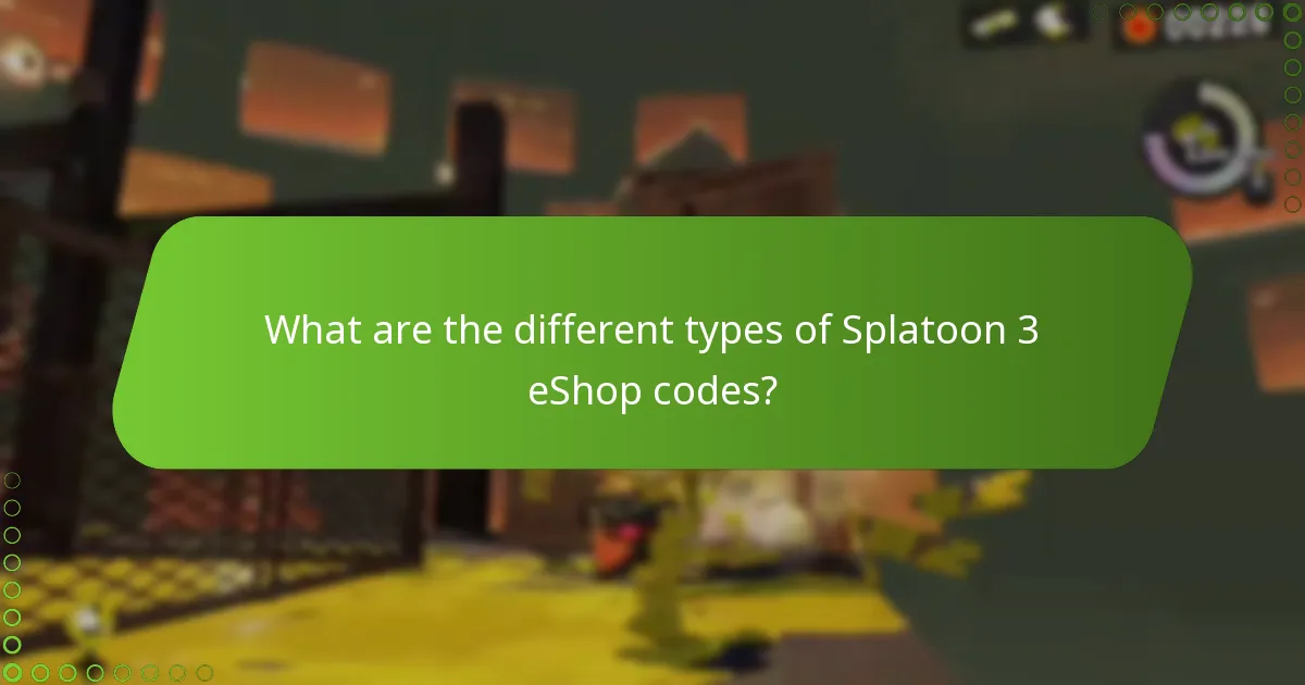 How do Splatoon 3 eShop codes compare in different scenarios?